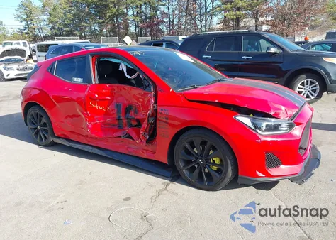 2020 Hyundai Veloster 2.0 Premium из США, поврежденный, VIN KMHTG6AF4LU031436